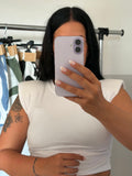 TOP BLANCO HOMBRERAS