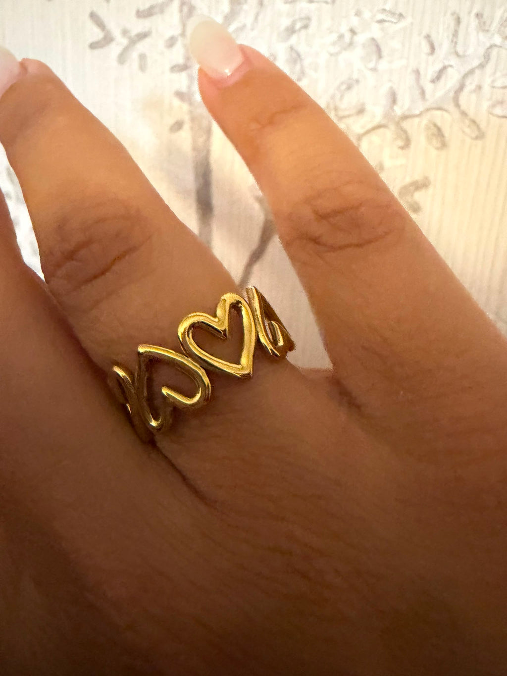 ANILLO CORAZÓN HUECO