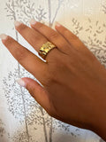ANILLO CORAZÓN DOBLE