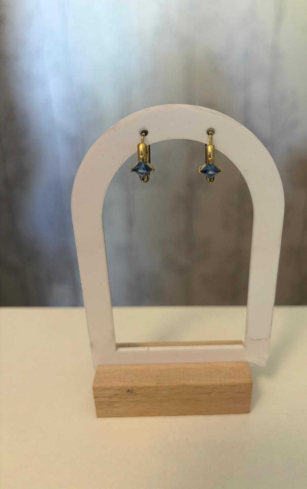 PENDIENTES AROS ESTRELLA