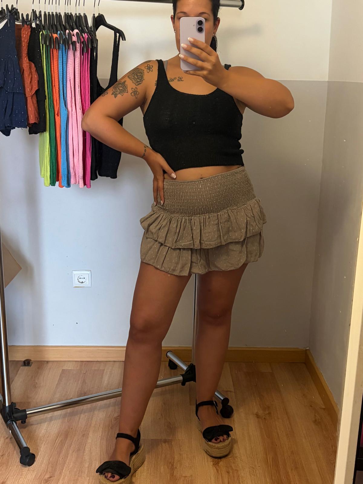 FALDA PANTALÓN DESTELLOS