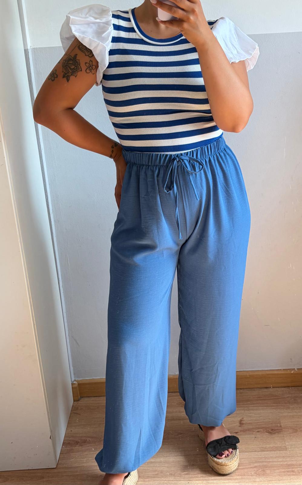 PANTALÓN FLUIDO ACUARIO