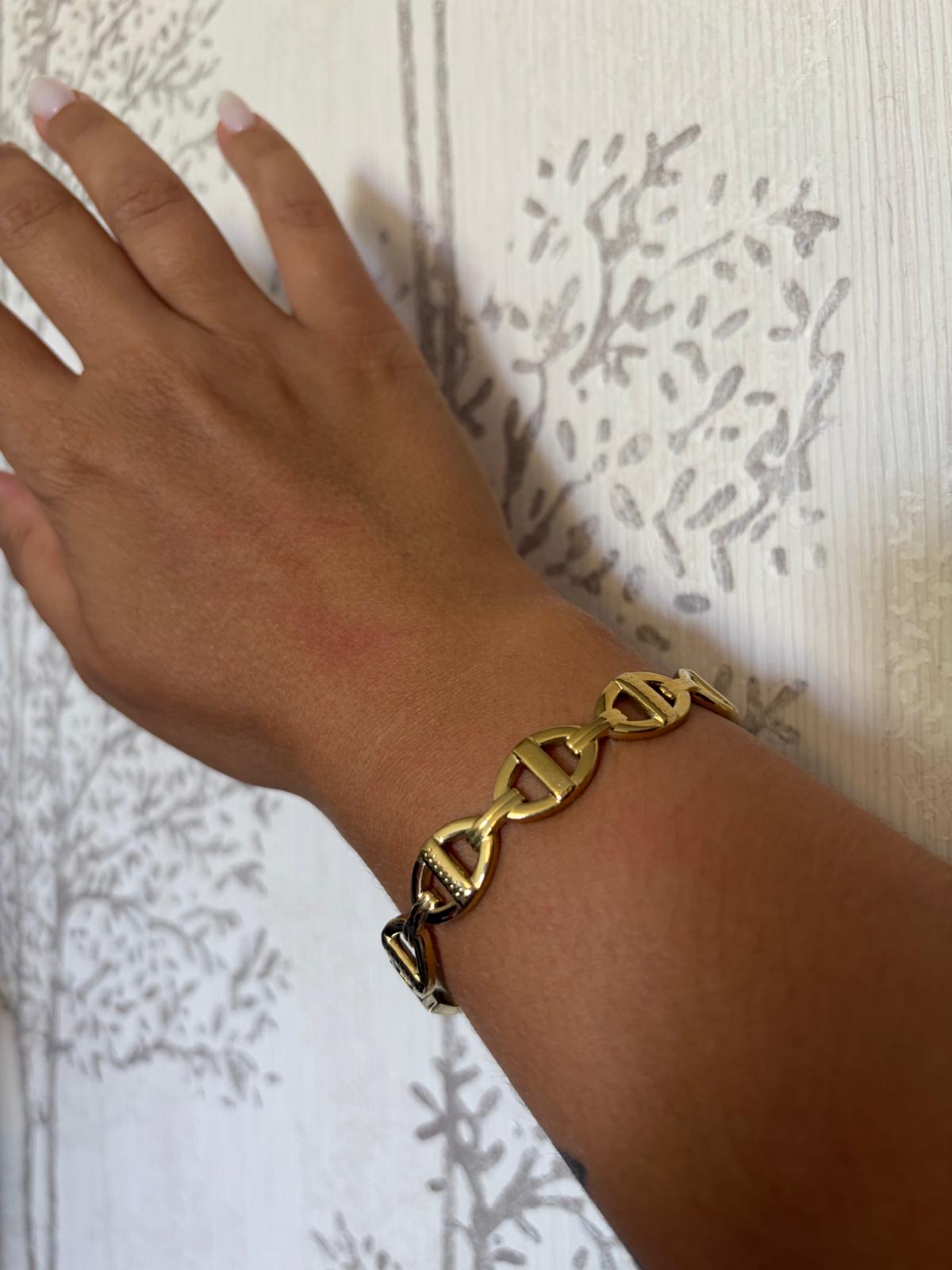 BRAZALETE CADENA DORADO