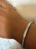 BRAZALETE CUADROS BRILLO