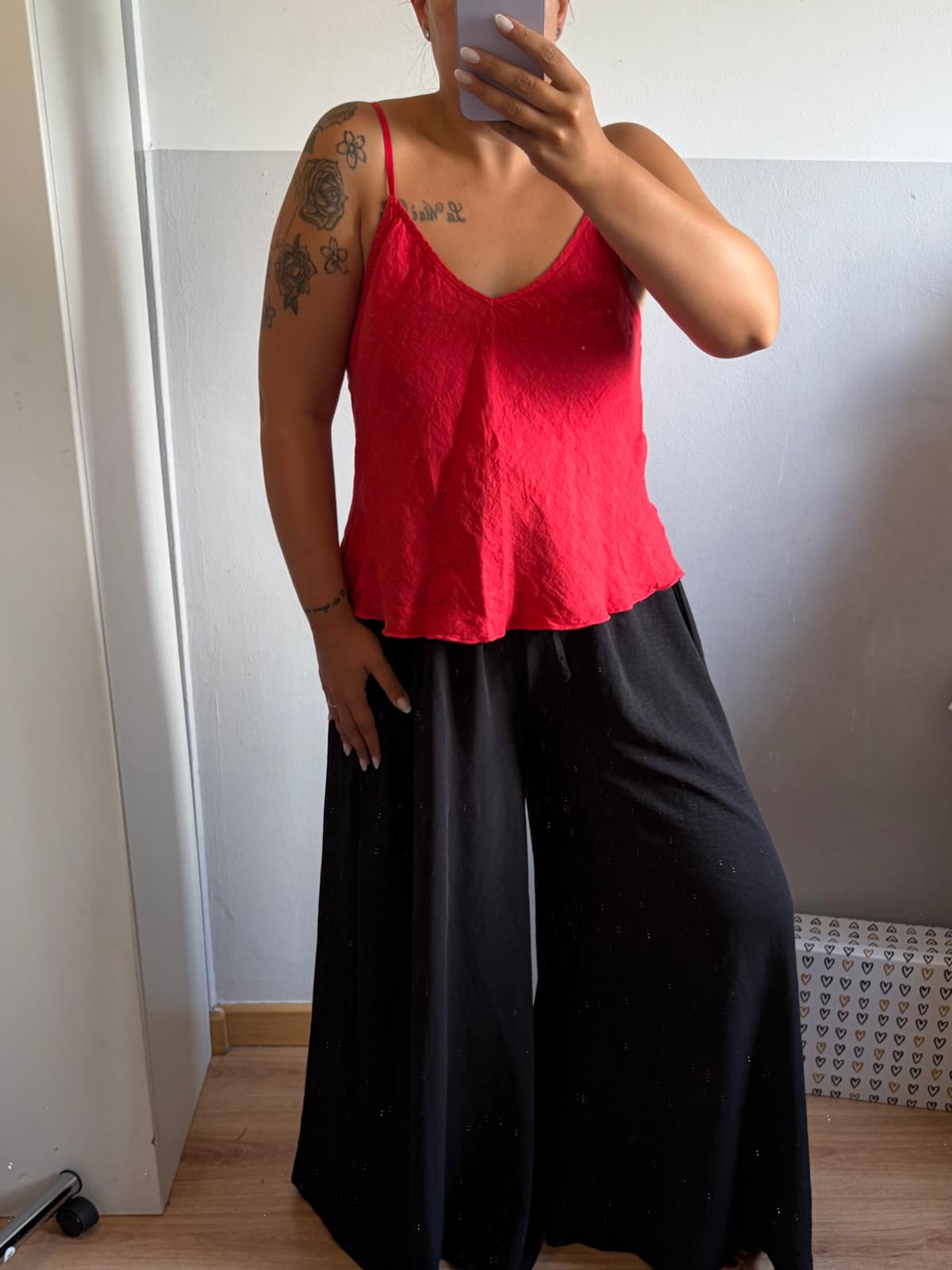CAMISETA TIRANTES LINO