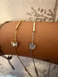 PULSERA MARIPOSA BARRA