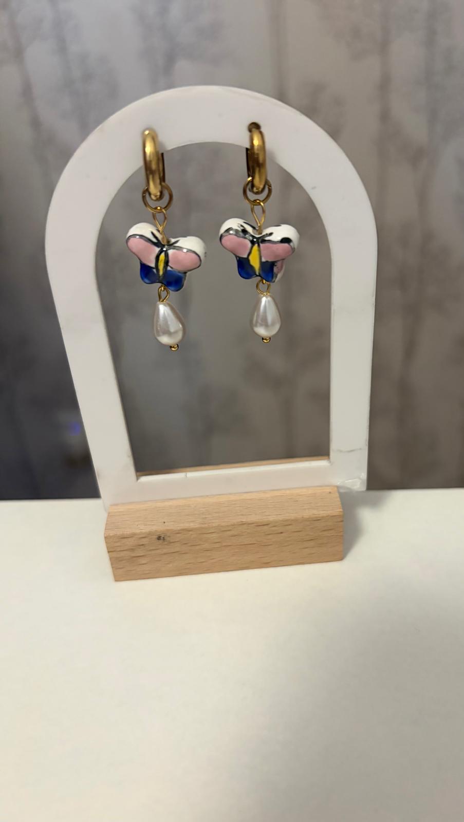 PENDIENTES MARIPOSA