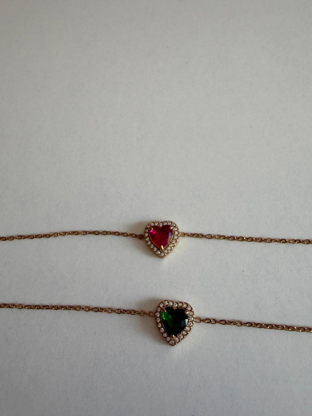 PULSERA CORAZO BRILLANTES