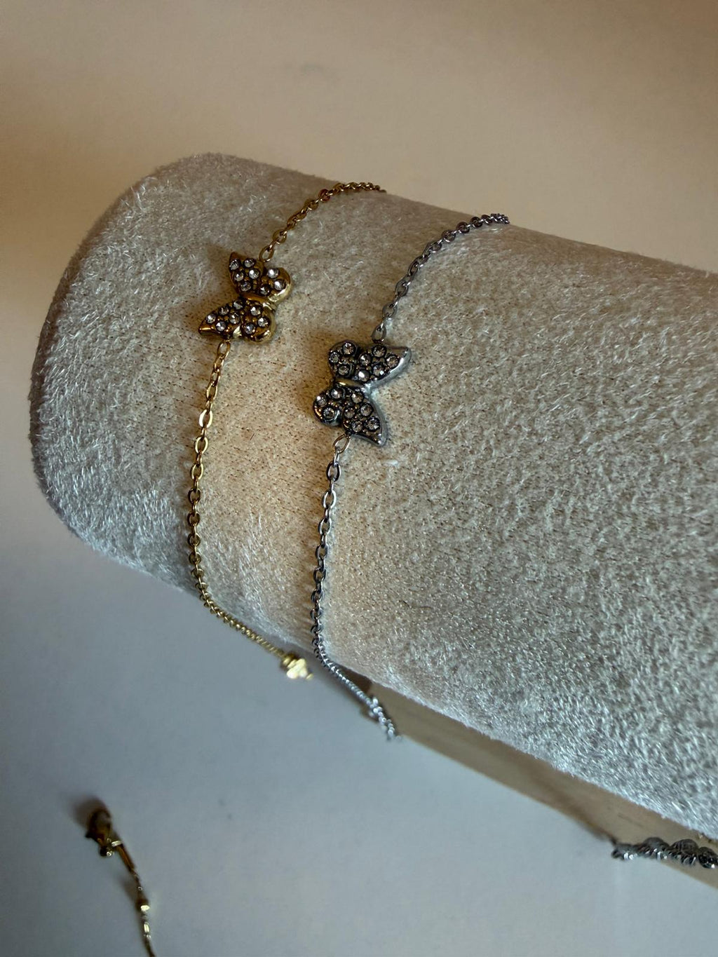 PULSERA MARIPOSA BRILLO