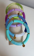 PULSERA RESINA COLORES