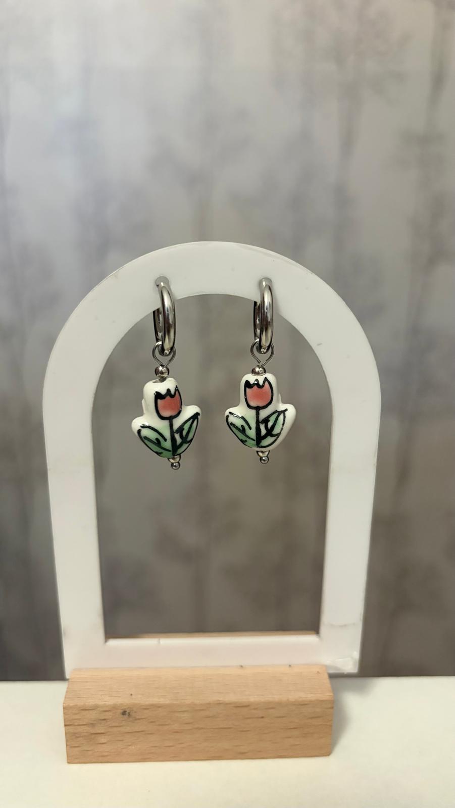 PENDIENTES TULIPÁN